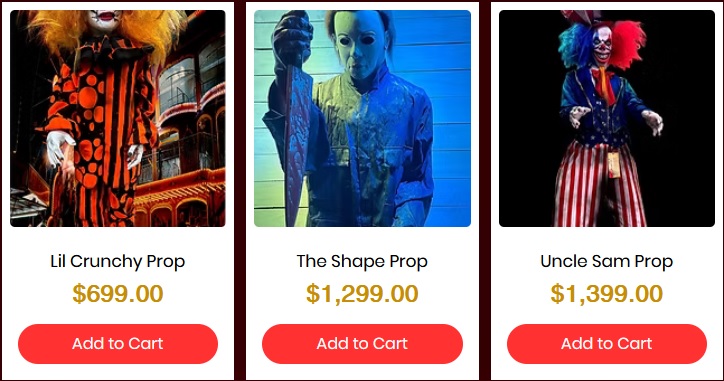 room horror props kits